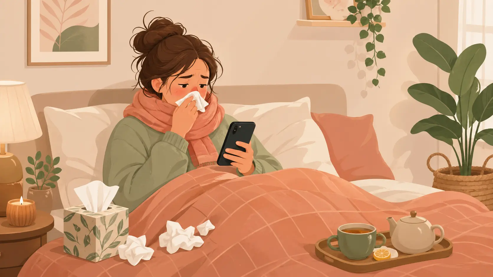 Sick Leave Message (Short & Professional Examples)