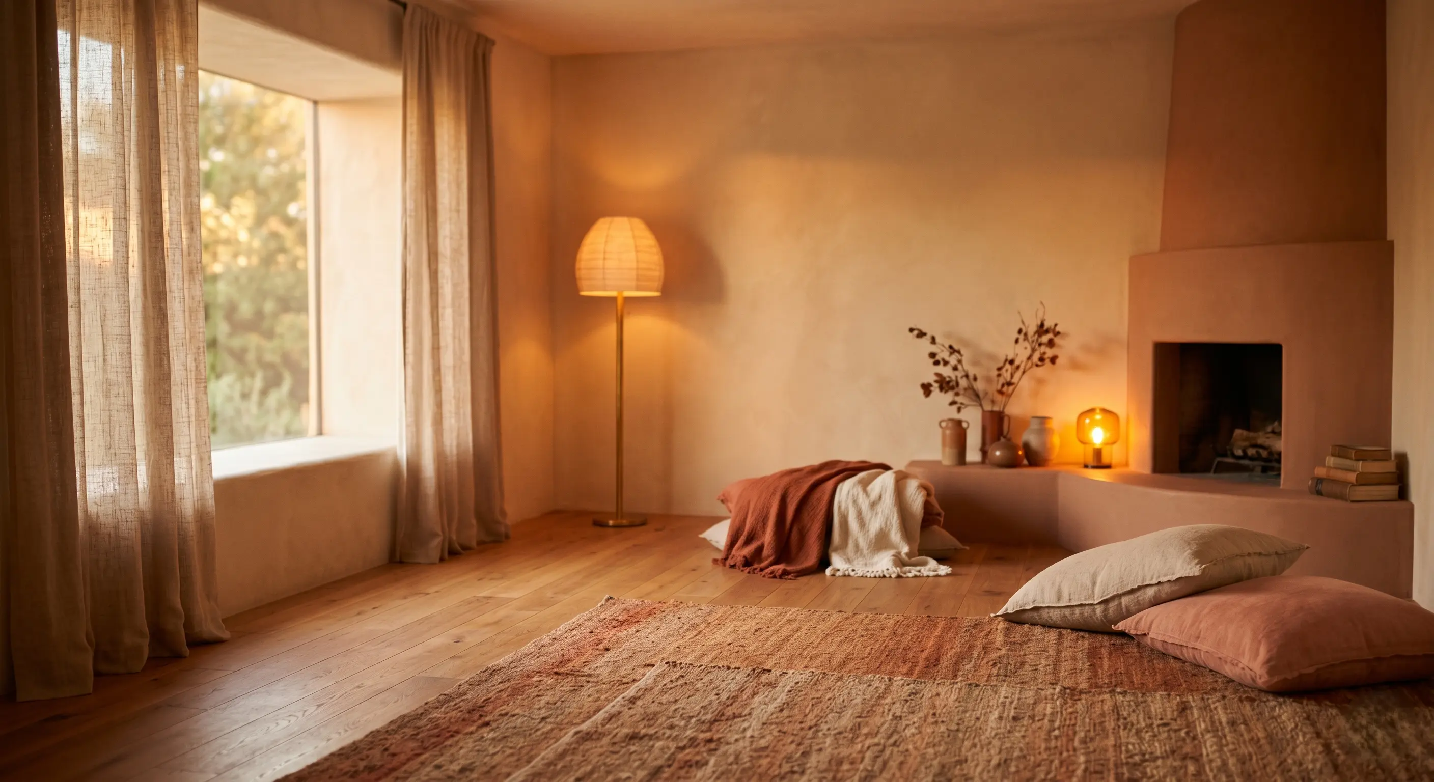 Minimalist home setting for respectful family communication